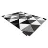 Alfombra Alter Rino Triángulos Gris 80x150 Cm