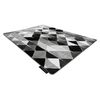 Alfombra Intero Platin 3d Triángulos Gris 180x270 Cm