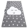 Alfombra Petit Cloud Nube Estrellas Gris 80x150 Cm