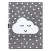 Alfombra Petit Cloud Nube Estrellas Gris 80x150 Cm
