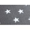 Alfombra Petit Cloud Nube Estrellas Gris 80x150 Cm