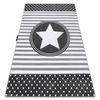 Alfombra Petit Star Estrella Gris 140x190 Cm