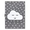 Alfombra Petit Cloud Nube Estrellas Gris 140x190 Cm