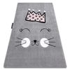 Alfombra Petit Cat Gato Gris 140x190 Cm