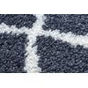 Alfombra, Alfombra De Pasillo Berber Cross Gris – Para La Cocina, En 70x250 Cm