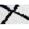 Alfombra, Alfombra De Pasillo Berber Cross Blanco – Para La Cocina,  70x250 Cm