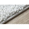 Alfombra, Alfombra De Pasillo Berber Cross Blanco – Para La Cocina,  70x250 Cm