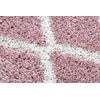 Alfombra, Alfombra De Pasillo Berber Troik Rosado – Para La Cocina,  80x200 Cm