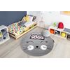 Alfombra Petit Cat Gato Circulo Gris Circulo 120 Cm