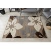 Alfombra Feel 1602/15055 Flores Beige/gris 180x270 Cm