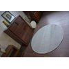 Alfombra Eton Círculo  Plateado Circulo 133 Cm