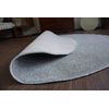 Alfombra Eton Círculo  Plateado Circulo 133 Cm