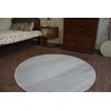 Alfombra Eton Círculo  Plateado Circulo 133 Cm