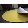 Alfombra Eton Círculo  Amarillo Circulo 100 Cm