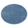 Alfombra Santa Fe Círculo Azul 74 Llanura Color Sólido Circulo 100 Cm