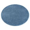 Alfombra Santa Fe Círculo Azul 74 Llanura Color Sólido Circulo 150 Cm