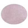 Alfombra San Miguel Rubor Rosado 61 Llanura Color Sólido Circulo 150 Cm