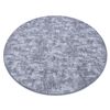 Alfombra Solid Círculo Gris 90 Hormigón  Circulo 100 Cm