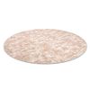 Alfombra Solid Beige 30 Hormigón  Circulo 100 Cm