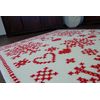 Alfombra Xmas - F791 Crema/rojo 100x170 Cm