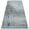 Alfombra Acrílica Manyas 195aa Franjas Gris/azul 80x150 Cm