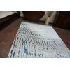 Alfombra Acrílica Manyas 195aa Franjas Gris/azul 80x150 Cm