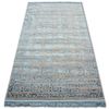 Alfombra Acrílica Manyas 193aa Franjas Gris/azul 80x150 Cm