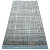 Alfombra Acrílica Manyas 191aa Franjas Gris/azul 100x300 Cm