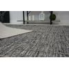 Alfombra De Cuerda Sisal Loft 21126 Tonos De Plateado/marfil/gris 140x200 Cm