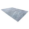 Alfombra Structural Sierra G5013 Tejido Plano Azul - Zigzag, Étnica 120x170 Cm