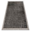 Alfombra De Cuerda Sisal Floorlux 20401 Marco Negro/plateado 140x200 Cm