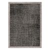 Alfombra De Cuerda Sisal Floorlux 20401 Marco Negro/plateado 140x200 Cm