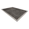 Alfombra De Cuerda Sisal Floorlux 20401 Marco Negro/plateado 140x200 Cm