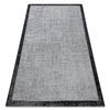 Alfombra De Cuerda Sisal Floorlux 20401 Marco Plateado/negro 140x200 Cm