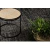 Alfombra De Cuerda Sisal Floorlux 20401 Marco Negro/plateado 200x290 Cm