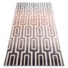 Alfombra Kake 25809657 Laberinto Moderno Violet / Rosado / Gris 80x150 Cm