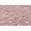 Alfombra Berber 9000 Circulo Rosado Franjas Bereber Marroquí Shaggy Circulo 120 Cm