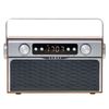 Radio Bluetooth, Retro, Fm, 2 Altavoces 8 W, Mp3, Puerto Usb, Tarjeta Sd, Inalámbrica, Portátil Marrón  Camry Cr1183