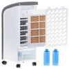 Climatizador Evaporativo 4 L Portátil, Air Cooler, Humidificador, Purificador, Cajón Hielo Blanco 350w Mesko Ms 7918