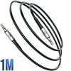 Cable Auxiliar Jack 3,5 Mm Aluminio Sonido De Alta Fidelidad 1m