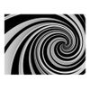 Papel Pintado 3d -  Black And White Swirl (250x193 Cm)