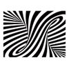 Papel Pintado 3d -  Arte Óptico: Blanco Y Negro (200x154 Cm)