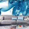 Papel Pintado 3d -  Humo Azúl (250x193 Cm)