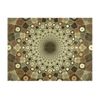 Papel Pintado 3d -  Brown Mosaic (250x193 Cm)