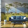 Papel Pintado 3d -  Savanna Trees (350x270 Cm)