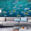 Papel Pintado 3d -  Paisaje Submarino Del Caribe (350x270 Cm)