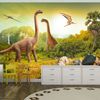 Papel Pintado 3d -  Dinosaurios (150x105 Cm)