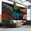 Papel Pintado 3d -  Graffiti Wall (150x105 Cm)