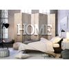 Biombo - Room Divider – Home On Wooden Boards (225x172 Cm)