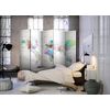 Biombo - Room Divider – White-colorful World Map (225x172 Cm)